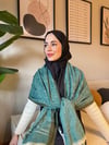 Etro Desen Kaşmir Omuz Şalı Mint Yeşili