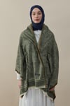 Etro Desen Kaşmir Omuz Şalı Yeşil