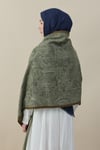 Etro Desen Kaşmir Omuz Şalı Yeşil