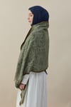 Etro Desen Kaşmir Omuz Şalı Yeşil