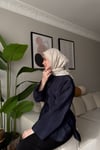 Etro Desen Twill İpek Eşarp-Taş