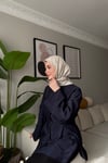 Etro Desen Twill İpek Eşarp-Taş