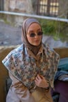 F Desen %100 İpek Eşarp