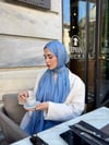 G Desen Premium Şal-Bebe Mavisi
