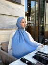 G Desen Premium Şal-Bebe Mavisi