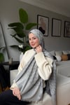 G Desen Yün Pamuk Koyu Gri