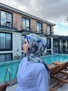 Halka Desen Vual İpek Şal Beden;Standart