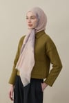 İthal Yün İpek Yargıcı Şal Somon