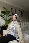 Lorien İpek Vual Şal-Siyah