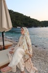 Luna Vual İpek Şal-Tarçın
