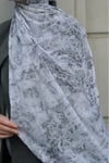 Marble Coton Şal-Gri