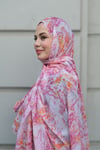 Marble Coton Şal-Pembe