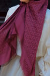 MK Desen Premium Şal-Bordo