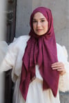 MK Desen Premium Şal-Bordo