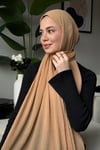 MÜSLİN ŞAL -CAMEL