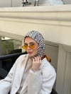 Olive Çift Taraflı Twill Eşarp-Turuncu