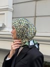 Olive Çift Taraflı Twill Eşarp-Yeşil
