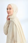 ORGANIC TOUCH VİSKOZ ŞAL - EKRU