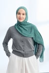 ORGANIC TOUCH VİSKOZ ŞAL - PETROL