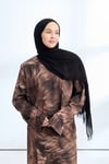 ORGANIC TOUCH VİSKOZ ŞAL - SİYAH