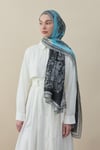 Patchora Vual İpek Şal Gri