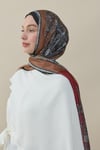 Patchora Vual İpek Şal Siyah