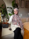 Rose Etro Yün İpek Şal