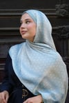 V Monogram İpek Vual Şal-Mint Yeşili
