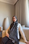 Valeria Yün İpek Şal-Antrasit