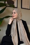 Valeria Yün İpek Şal-Vizon