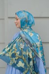 Van Gogh Badem Çiçekleri Çift Taraflı Twill Şal