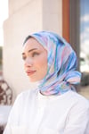 Vangogh Dubai Pamuk Gökkuşağı Desen Mavi Beden;Standart
