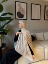 Velora %100 Doğal Pamuk İpek Seri-Bej