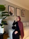 Velora %100 Doğal Pamuk İpek Seri-Bordo