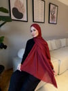 Velora %100 Doğal Pamuk İpek Seri-Bordo