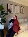Velora %100 Doğal Pamuk İpek Seri-Bordo