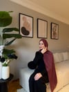 Velora %100 Doğal Pamuk İpek Seri-Bordo
