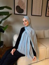 Velora %100 Doğal Pamuk İpek Seri-Buz Mavisi