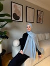 Velora %100 Doğal Pamuk İpek Seri-Buz Mavisi