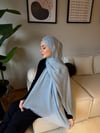 Velora %100 Doğal Pamuk İpek Seri-Buz Mavisi