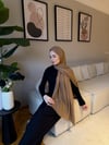 Velora %100 Doğal Pamuk İpek Seri-Camel