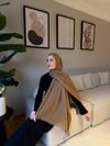 Velora %100 Doğal Pamuk İpek Seri-Camel