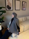 Velora %100 Doğal Pamuk İpek Seri-Füme Gri