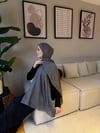 Velora %100 Doğal Pamuk İpek Seri-Füme Gri