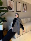 Velora %100 Doğal Pamuk İpek Seri-Füme Gri