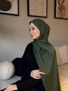 Velora %100 Doğal Pamuk İpek Seri-Haki Yeşil