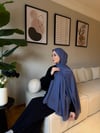 Velora %100 Doğal Pamuk İpek Seri-İndigo