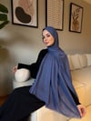 Velora %100 Doğal Pamuk İpek Seri-İndigo