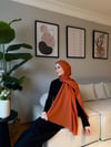 Velora %100 Doğal Pamuk İpek Seri-Kiremit