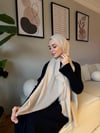 Velora %100 Doğal Pamuk İpek Seri-Krem Bej